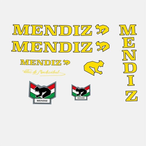 Mendiz bicycle decals - mendiz,