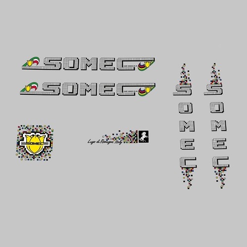 Somec bicycle decals - bicycle,