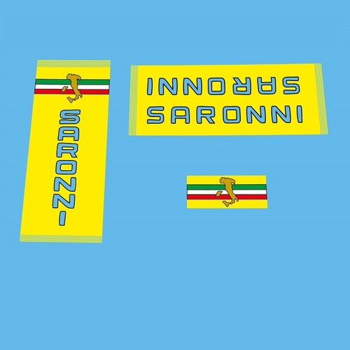 Saronni bicycle decals - saronni,